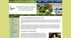 Desktop Screenshot of hemphillinsurance.com